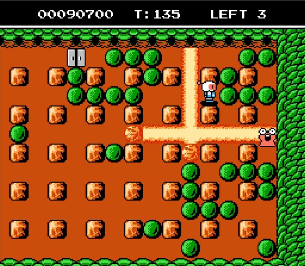 Bomberman 2 - геймплей игры Dendy\NES